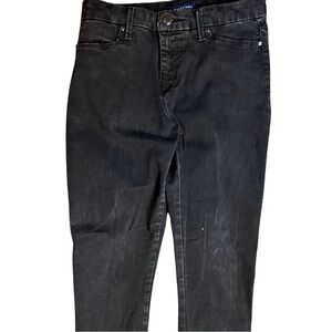 Bandolino Women’s Black Skinny Jeans Size 8 Smooth Operator Mid Rise Stretch